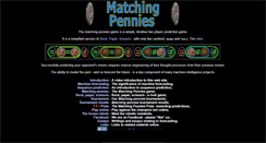 Desktop Screenshot of matchingpennies.com